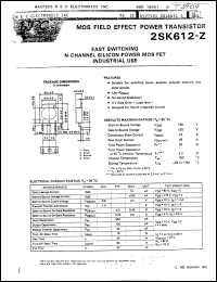 Click here to download 2SK612Z Datasheet