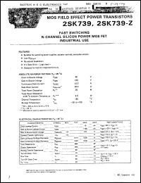 Click here to download 2SK739 Datasheet