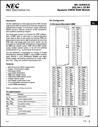 Click here to download MC42256A32B80 Datasheet