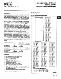 Click here to download MC42256A36F10 Datasheet