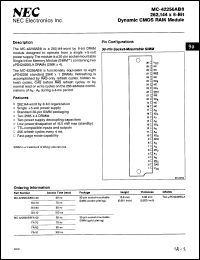 Click here to download MC42256AB8FA10 Datasheet