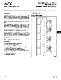 Click here to download MC424100A9A80 Datasheet