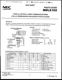 Click here to download NDL5102 Datasheet