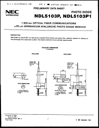 Click here to download NDL5103P Datasheet