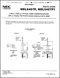 Click here to download NDL5407P1 Datasheet