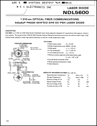 Click here to download NDL5600 Datasheet