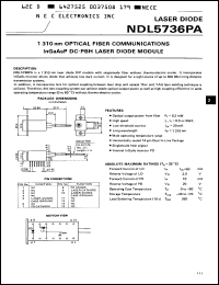 Click here to download NDL5736PA Datasheet