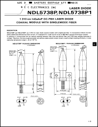 Click here to download NDL5738P1 Datasheet