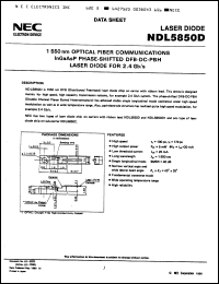 Click here to download NDL5850D Datasheet