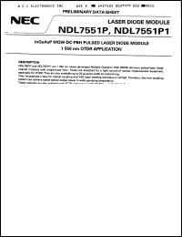 Click here to download NDL7551P1C Datasheet
