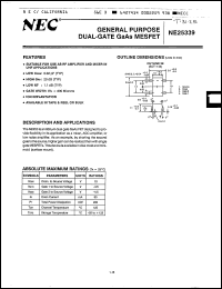 Click here to download NE25339U76 Datasheet