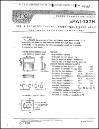 Click here to download UPA1427H Datasheet