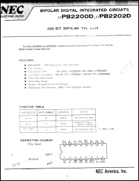 Click here to download UPB2202D Datasheet