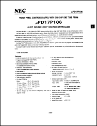 Click here to download UPD17P106GC Datasheet