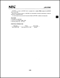 Click here to download UPD17P207GF3B9 Datasheet