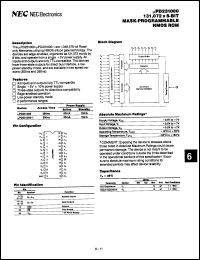 Click here to download UPD231000C1 Datasheet