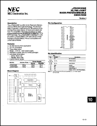 Click here to download UPD23C256EC Datasheet