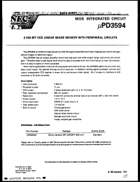 Click here to download UPD3594D Datasheet