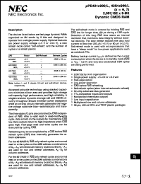 Click here to download UPD4216900LE80 Datasheet