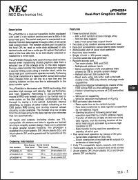 Click here to download UPD42264LA10 Datasheet