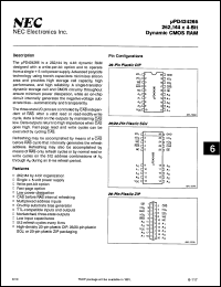 Click here to download UPD424266V80 Datasheet