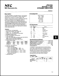 Click here to download UPD4265C25 Datasheet