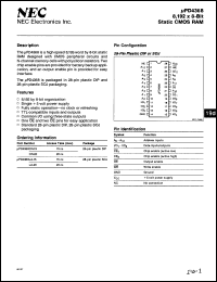 Click here to download UPD4368LA20 Datasheet