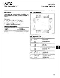 Click here to download UPD6307AGFM Datasheet