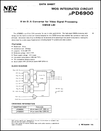 Click here to download UPD6900C Datasheet