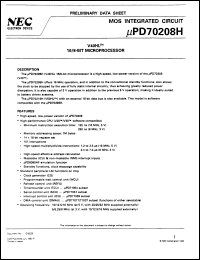 Click here to download UPD70208HLP12 Datasheet