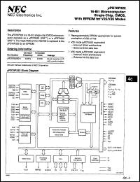Click here to download UPD70P322K8 Datasheet