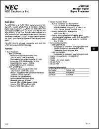 Click here to download UPD77810L Datasheet