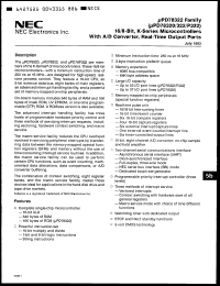 Click here to download UPD78320GF(A1) Datasheet