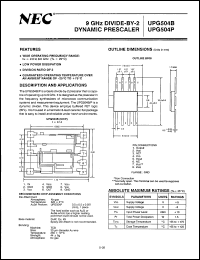 Click here to download UPG504P Datasheet