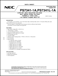 Click here to download PS7341-1A-A Datasheet