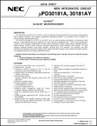 Click here to download UPD30181AYF1-131-GA3-A Datasheet