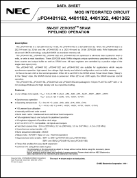 Click here to download UPD4481162 Datasheet