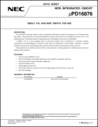 Click here to download UPD16876G Datasheet