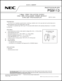 Click here to download PS9113-V-F3 Datasheet