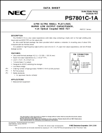 Click here to download PS7801C-1A-A Datasheet
