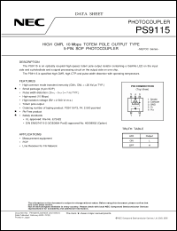 Click here to download PS9115-V-F4 Datasheet