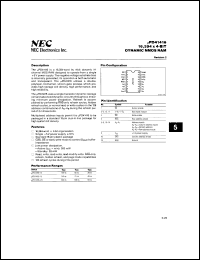 Click here to download UPD41416 Datasheet