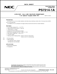 Click here to download PS7214-1A-A Datasheet