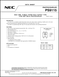 Click here to download PS9115-F4-AX Datasheet