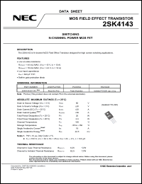 Click here to download 2SK4143 Datasheet