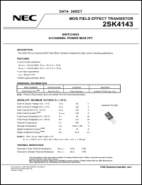 Click here to download 2SK4143-S17-AY Datasheet