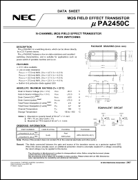Click here to download UPA2450C Datasheet