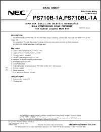 Click here to download PS710BL-1A-E4-A Datasheet