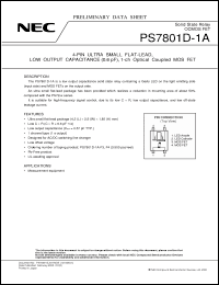 Click here to download PS7801D-1A-F3 Datasheet
