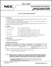 Click here to download UPG2406T6R-E2 Datasheet